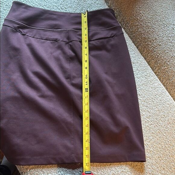 Duluth Trading Co Purple Mini Pencil Skirt with Slit for Work - Picture 9 of 12